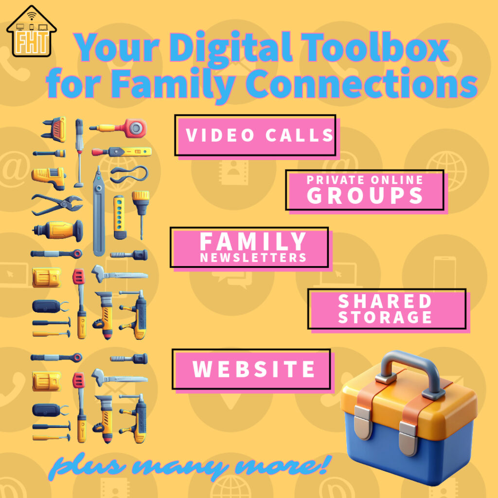 The many tools of family connections.