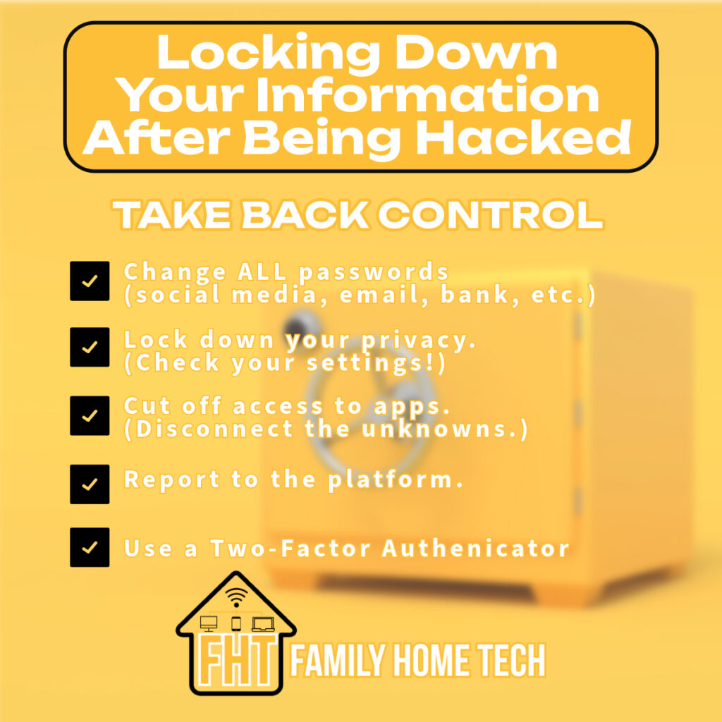 Locking Down Your Information After Being Hacked