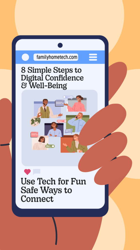 Fun ways to use tech to communicate with family.